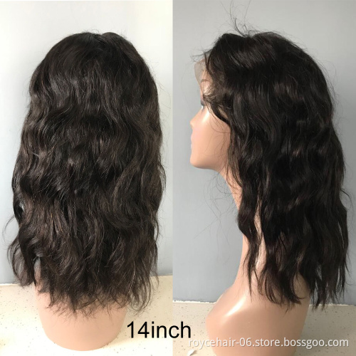 Popular Style Peruvian Human Hair Lace Front Wig, Short Curly Human Hair Wigs For Black Women